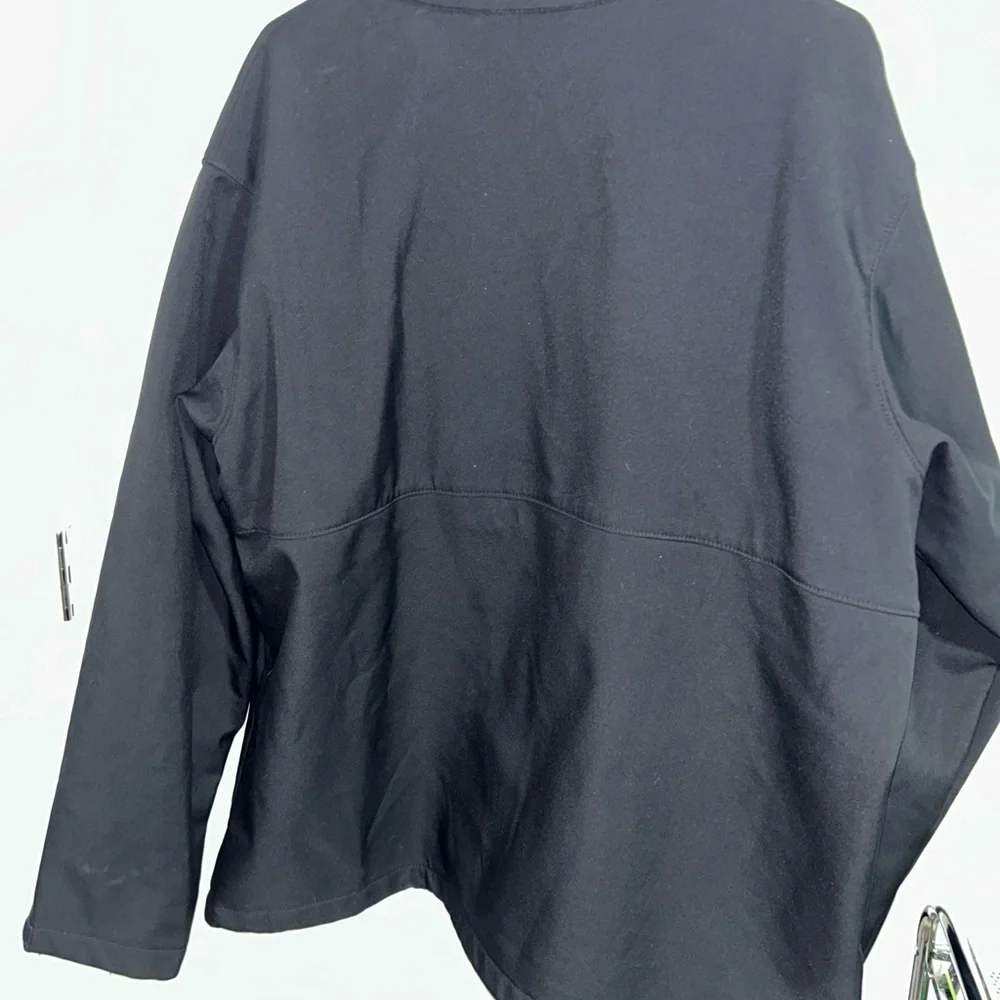 Columbia Men’s Large Full Zip Up Black Fleece Line Jacket 2XL - Picture 6 of 6